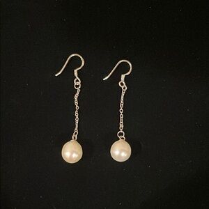 Elegant Pearl Drop Earrings